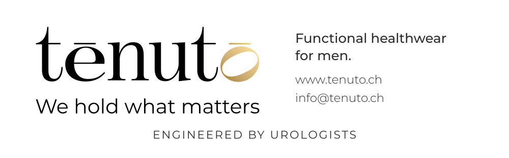 tenuto — We hold what matters. Functional healthwear for men. Engineered by urologists.