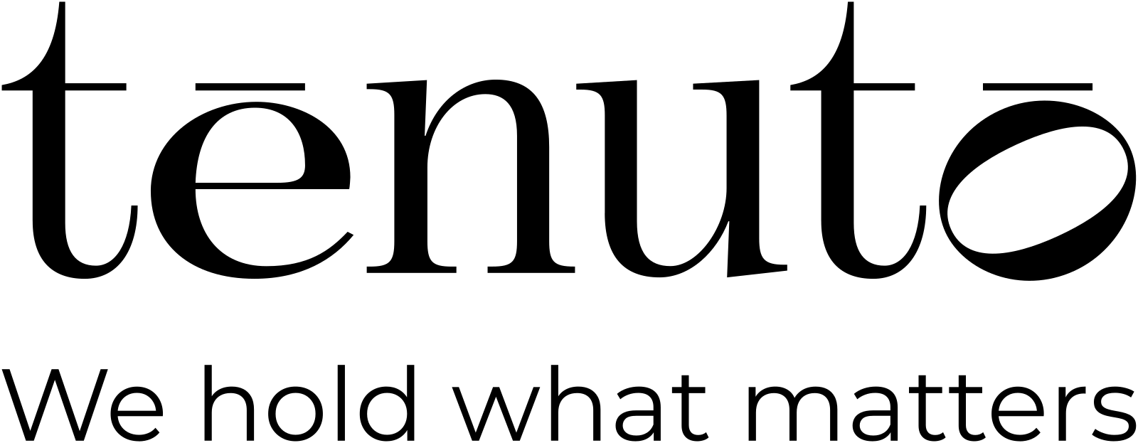 Primary logo, Black