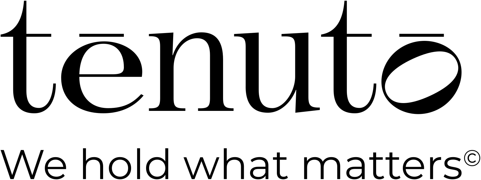 Primary logo with ©, Black