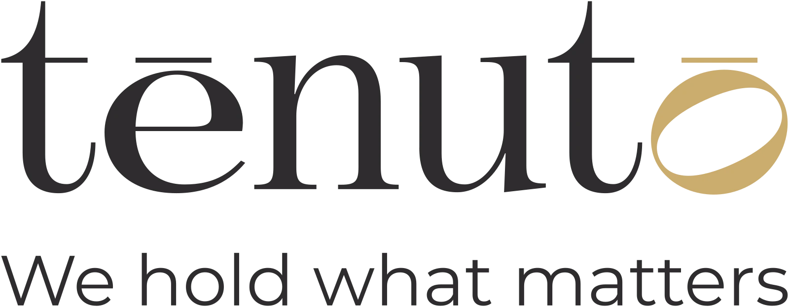 Primary logo, Ink + flat gold